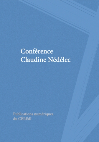 Conférence de Claudine Nédélec